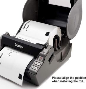 Reemplazo de etiqueta térmica directa Compatible de 4 "X 6" Dirección de franqueo de envío directo Compatible con impresora Brother QL - Product Image 5