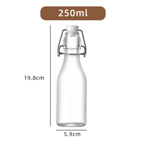 Bottiglia di fabbrica trasparente forma rotonda <span class=keywords><strong>vodka</strong></span> liquore bevande bottiglia di vino di vetro per bere - Product Image 5