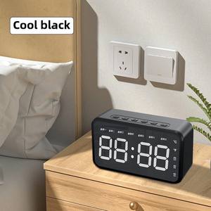 2025 Retro multifuncional reloj despertador Pantalla de temperatura inalámbrica <span class=keywords><strong>para</strong></span> BT Mini Audio reproductor de música RGB LED <span class=keywords><strong>altavoces</strong></span> - Product Image 5