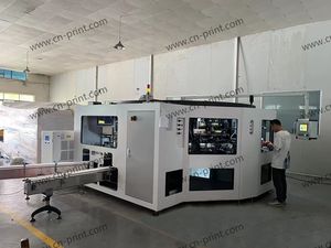 Nhà Máy Bán Hàng Trực Tiếp Đầy Đủ Tự Động Lụa Màn Hình Máy In Với CCD Hình Ảnh Định Vị Cho Thủy Tinh Mỹ Phẩm Chai - Product Image 5