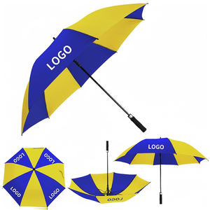 Parapluie de golf personnalisé à cadre en fibre de verre coupe-vent, grand parapluie publicitaire de qualité supérieure pour l'extérieur - Product Image 3