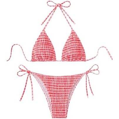 ลายสก๊อตสีแดงและสีขาว