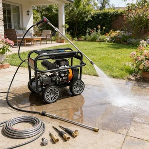 Nettoyeur haute pression portable à essence pour le lavage de voitures, le jardin et le nettoyage des équipements de sol - Product Image 4