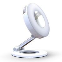 Anneau lumineux magnétique pour selfie compatible avec le support de téléphone Magsafe Lumière vidéo pliable extensible réglable en continu