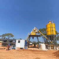 Impianto di Betonaggio Stazionario Compatto Zeyu HZS35 con Miscelatore a Doppio Albero JS750 e Silo Verticale per Cemento da 50 Tonnellate
