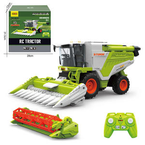 Escala RC Spray <span class=keywords><strong>Tractor</strong></span> luz música granja camión cosechadora jugar granja con spray sonido luz RC juguete granja Juguetes - Product Image 1