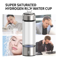 Bouteille d'eau hydrogénée en acier inoxydable 8000+ppb |   Support de montage |   Plus de 200 000 vendus aux États-Unis |   Technologie SPE/PEM certifiée CE |   OEM direct d'usine