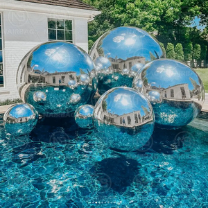 Thương mại <span class=keywords><strong>Inflatable</strong></span> phản xạ bóng Sphere lớn bóng bóng bóng bay gương bóng bơm hơi cho các sự kiện bên - Product Image 1