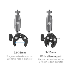 Support de pince d'accessoires universels pour caméra d'<span class=keywords><strong>action</strong></span> Telesin avec support à rotule avec filetage 1/4 pour Insta360 Ace & ace Pro - Product Image 6