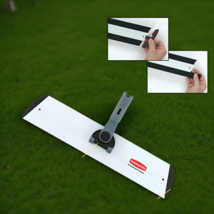 Manico per scopa in alluminio da 60 cm con attacco in velcro per la pulizia delle superfici dei pavimenti - Product Image 3