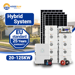 Système d'énergie solaire hybride clé <span class=keywords><strong>en</strong></span> main conçu pour les entreprises avec onduleur Deye 125 kW et batterie au lithium - Product Image 1