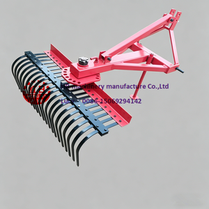 Machine à racler agricole pour nivellement de pelouse, avec dents en C, pour foin - Product Image 3