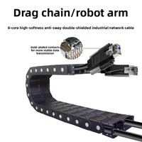 Câble Ethernet industriel à 5 paires torsadées, haute flexibilité, résistant à la flexion, conducteurs en cuivre sans oxygène (2), câble adapté