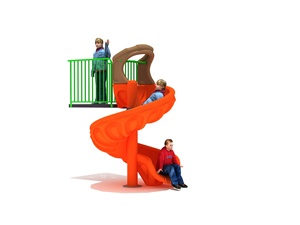 Toboggan de jeu éducatif en plastique pour enfants, <span class=keywords><strong>9</strong></span> pieds, couleurs variées, modèle Baby Wave, en rotomoulage, pièce de rechange pour toboggan de terrain de jeu - Product Image 5
