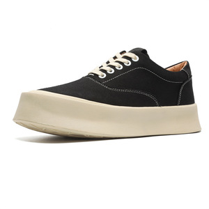 รองเท้าผ้าใบสีเบจสไตล์เรโทรปี 2026 สำหรับผู้ชาย ทรงหนา เพิ่มความสูง ระบายอากาศได้ดี เข้าได้กับทุกชุด เหมาะสำหรับทำงาน เล่นสเก็ตบอร์ด และสวมใส่ลำลอง - Product Image 5