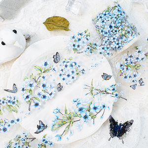 1 rouleau de ruban PET manuel matériel floral caractères vintage paysage architectural <span class=keywords><strong>d</strong></span>écoration fond manuel ruban - Product Image 3