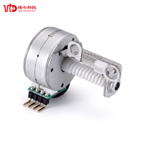 Moteur pas à pas compact 25 mm VSM25S08 NEMA 10 12V Angle de pas 15 degrés 2 phases pour domotique, sièges de véhicule et applications médicales