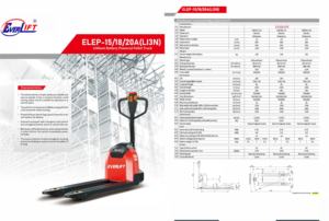 รถยกพาเลทไฟฟ้า HELI 1.5 ตัน 1.8 ตัน 2.0 ตัน 3306 ปอนด์ แบตเตอรี่ลิเธียม รถยกพาเลทขนาดเล็ก รถยกไฟฟ้าแบบออฟโรด - Product Image 2