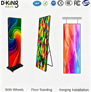 Écran d'affichage LED pliable P1.86mm à vente directe d'usine, affichage LED sur pied pour intérieur avec procédé GOB - Product Image 6