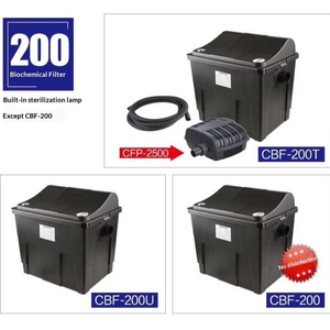 เครื่องกรองบ่อปลาซันซัน ซีบีเอฟ ซีรีส์ ระบบกรอง 3 ขั้นตอน วัสดุ ABS ทนทาน ฟอกน้ำให้บริสุทธิ์ภายใน 3 วัน สำหรับบ่อปลา - Product Image 2