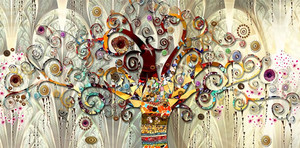 Árbol <span class=keywords><strong>de</strong></span> la Vida <span class=keywords><strong>de</strong></span> Gustav Klimt, Arte <span class=keywords><strong>de</strong></span> Pared en Lienzo, Pósteres y Grabados Escandinavos, Cuadro Moderno para Sala <span class=keywords><strong>de</strong></span> Estar - Product Image 4