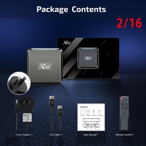 ホットセール X98q Android 11 デュアルバンド 2GB 16GB S905w2 Wifi メディアプレーヤー 4k スマート<span class=keywords><strong>TV</strong></span>ボックス Androidボックス X98Q - Product Image 6