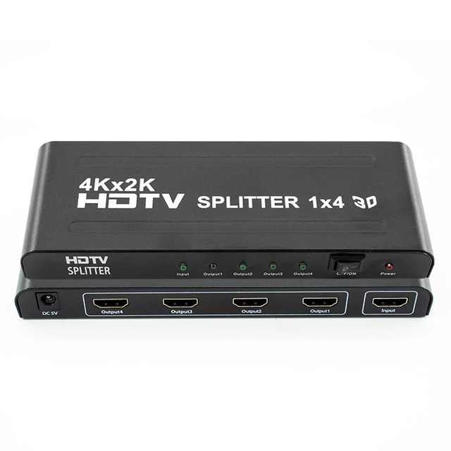 High Quality 4K 60Hz HDMI Splitter 4 Ways HDMI Splitter 1 in 4 Out Support 2.0