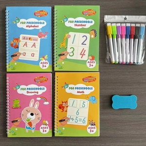 4 pz/set Magical Tracing cartella <span class=keywords><strong>di</strong></span> lavoro Pen Control Training scuola materna esercizi <span class=keywords><strong>di</strong></span> allenamento con messa a fuoco cancellabili <span class=keywords><strong>libri</strong></span> <span class=keywords><strong>di</strong></span> educazione precoce - Product Image 2