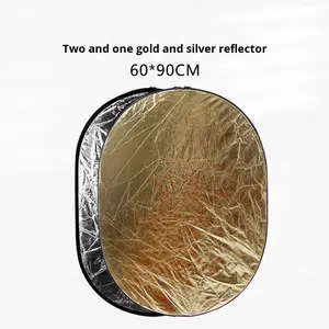 <span class=keywords><strong>Hohem</strong></span> pour réflecteur photo cinq-en-un compatible 60*90cm, écran vert pliable en nylon, accessoires de studio photo extérieur - Product Image 3