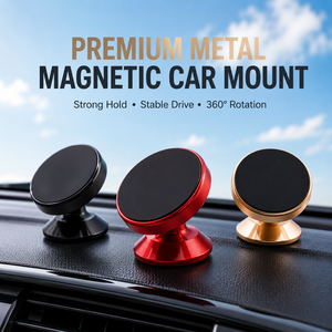Soporte Minimalista para Teléfono con Ventosa para el Tablero del Automóvil, Base Adhesiva, Ajustable 360°, Universal, Fuerte, de Aleación de Aluminio - Product Image 6