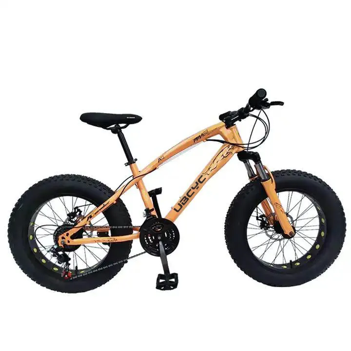 Bon prix gros vélo 26x4.0 gros pneu vélo pour hommes 21/27 vitesse cycle en alliage jante fatbike 20/24 grand pneu vtt