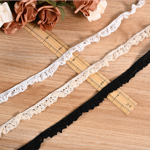 Erkoumi in Stock 1.8cm cotone elastico <span class=keywords><strong>pizzo</strong></span> vittoriano con finiture in <span class=keywords><strong>pizzo</strong></span> bianco <span class=keywords><strong>e</strong></span> rosa per capi accessori arredo casa - Product Image 1