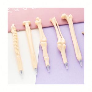 Personalized Bone-Shaped Ballpoint <b>Creative</b> Office Stationery Unique Plastic Pen for Students Promotional <b>Gift</b> - Product Image 1