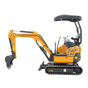 China Cheap Small Digger Wholesale1800kg Mini Excavator Compact Towable Backhoe Micro Excavator Free Shipping