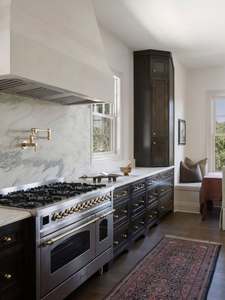 Meubles de cuisine sur mesure Vermonhouzz avec îlot de rangement spacieux et <span class=keywords><strong>niche</strong></span> intégrée pour appareils électroménagers pour cuisine commerciale - Product Image 3