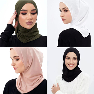 Vente <span class=keywords><strong>en</strong></span> gros 2025 doux musulman femmes couverture complète intérieure femmes Hijab <span class=keywords><strong>Bonnet</strong></span> islamique sous-foulard tête porter <span class=keywords><strong>cou</strong></span> couverture - Product Image 3