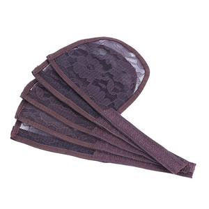 Red <span class=keywords><strong>para</strong></span> hacer Peluca de cola de caballo <span class=keywords><strong>para</strong></span> hacer Coleta, Color negro, Top, sin pegamento, con correa ajustable - Product Image 3