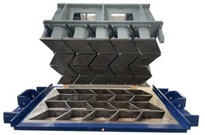 Moules pour faire des blocs isolés briques perméables pavés de plantation d'herbe blocs creux et bordures pour machine à briques en béton - Product Image 3