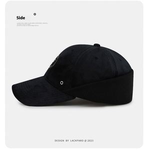 High Quality Winter Baseball Cap for <b>Large</b> Heads Windproof Warm Visor Hat Curved Versatile Ethnic <b>Plush</b> Hat for Cold Weather - Product Image 4