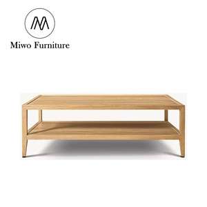 Fransız çağdaş Modern antika eski klasik oturma odası merkezi sehpa otel mobilya meşe dikdörtgen kokteyl masası - Product Image 1