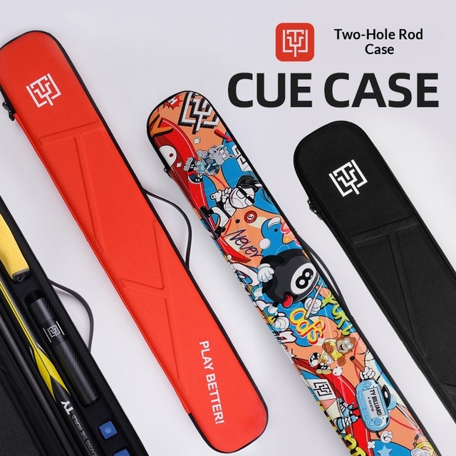 TY Tai Yi Pool Cue Fashion Canvas Cue Case One Half American Large Head Nine Ball Billiards Accessories Supplies
