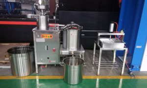 100 l/h Automatische Sojamilch maschine Hafer milch maschine mit Sojabohnen mühle und Sojamilch kochen für die Tofu herstellung - Product Image 4