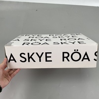 Boîte d'expédition en carton ondulé avec logo personnalisé, boîte cadeau pliable en papier, emballage pour produits de vente au détail