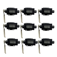 Contador Mecánico LYC180 con Carcasa Metálica, Reiniciable, en Sentido Horario/Antihorario, con Pantalla OLED para Panel Eléctrico