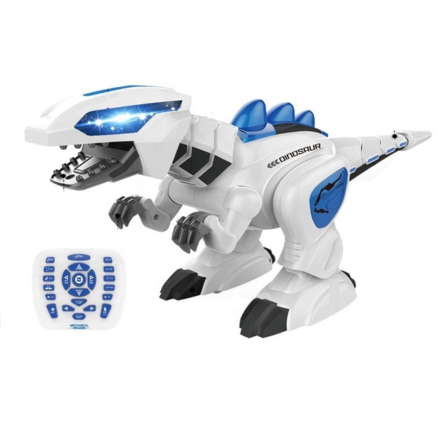 2022 High Quality Remote Control Dinosaur Toy for Programming Songs Flexible Puzzle Rc Radio Dino Animal with Light