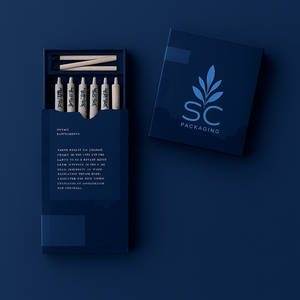 Tùy Chỉnh Dập Nóng Biểu Tượng Tia Laser 2.5G Dầu Bút Thảo Dược Thanh Hộp Mùi Bằng Chứng Lật Top Pre Cuộn Gói Thuốc Lá Màu Đen Hộp - Product Image 4