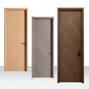 Épais robuste moderne <span class=keywords><strong>intérieur</strong></span> résistant à la vermine étanche Site accroché en bois Lumberyard Mansions Service porte de salle utilitaire - Product Image 5