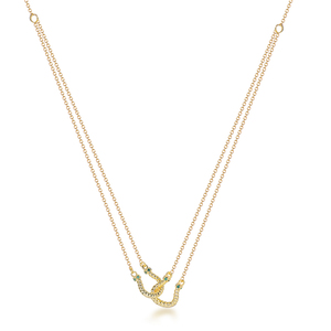 Goldlieferant 10K 14K 18K Kettengliederkette DIY Halskettenanhänger 18K Echte Gold Vermeil Kettengliederkette - Product Image 1