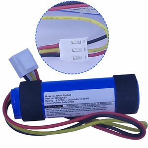 Batería de Repuesto ICR22650 CP-HK10, Batería de Iones de Litio de 3.7v 3000mAh para Altavoz Bluetooth <span class=keywords><strong>Harman</strong></span> <span class=keywords><strong>Onyx</strong></span> <span class=keywords><strong>Studio</strong></span> <span class=keywords><strong>4</strong></span> - Product Image 2