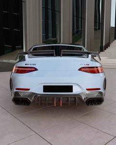 Para mercedes-benz AMG GT50 GT63 Kit de carrocería de fibra de carbono GT50 GT63LD parachoques delantero y trasero Spoilers Hood - Product Image 4